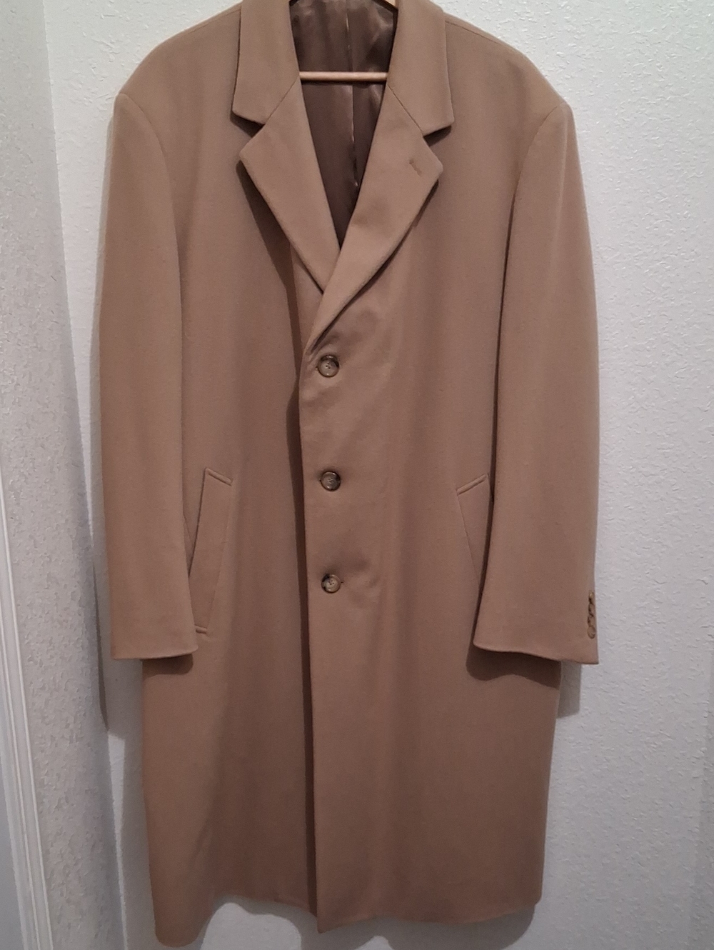 Loro Piana StormSystem Brooks Brother Single-Breasted Long Trench Lambswool 48R